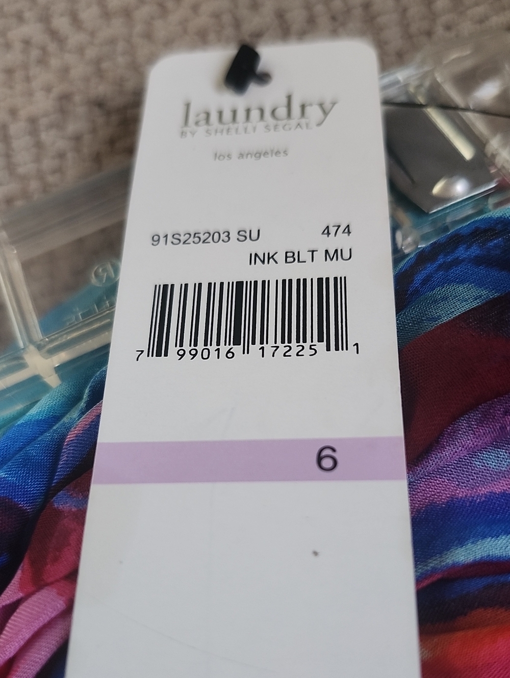 Laundry 100% Silk By Shelli Segal Strapless Multicolor Watercolor Maxi Dress - Picture 4 of 4